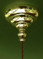 benson_beehive_ceiling_rose_brass