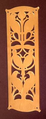 CFA Voysey Door Plate